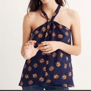 Madewell Silk Halter Tank